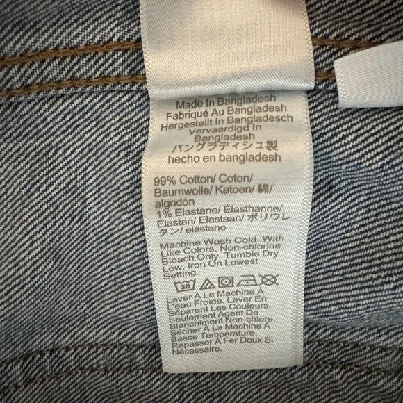 J. Crew Denim Oversize Chore Jean Utility Jacket with Pockets Size M - Picture 8 of 8